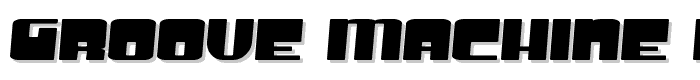 Groove Machine Expanded font